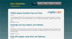 Desktop Screenshot of nickdesteffen.com
